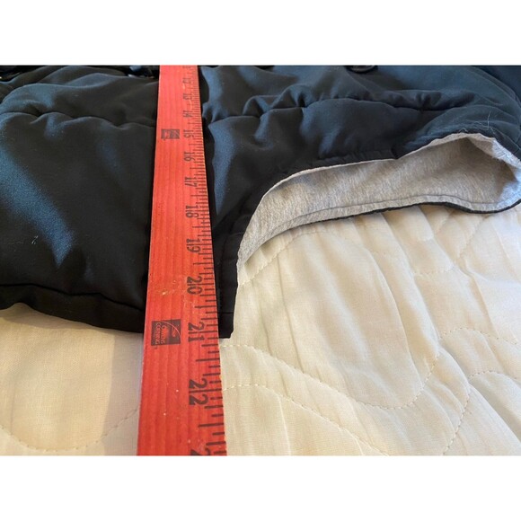 Sonoma  Vest Life & Style Puffer Size Large Multi Pocket Zipper Button Black - Picture 9 of 10